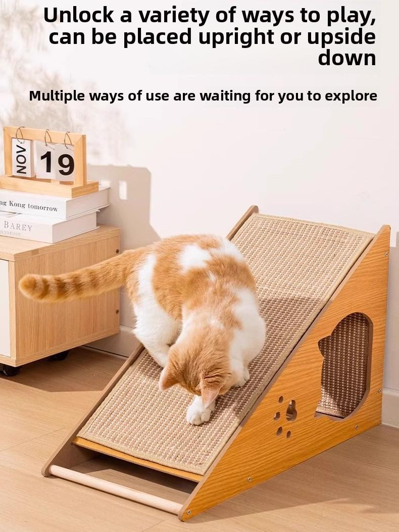 High-end Large Cat Living Room Decorative Scratching Board Tower