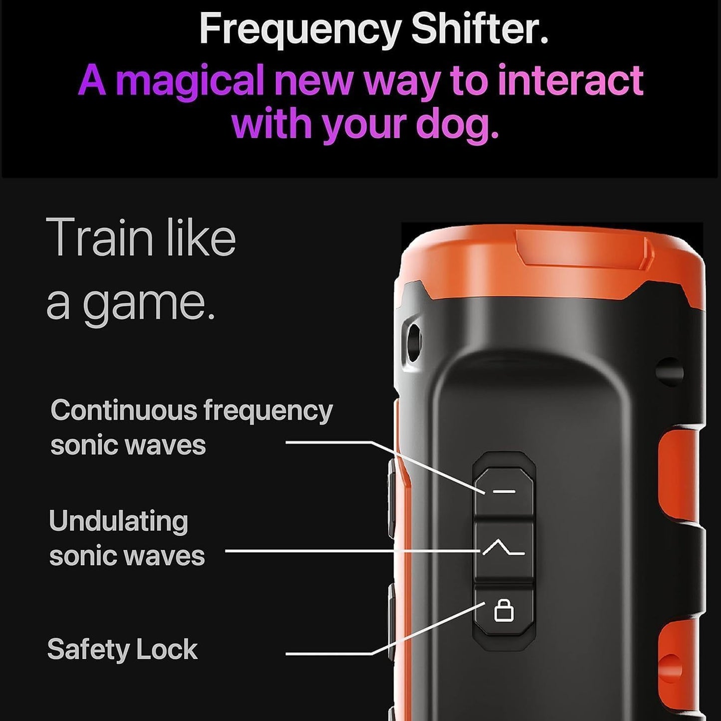 Dog Bark Deterrent Device Stops Bad Behavior, Professional Dog Training Tool, Anti Bark Device For Dogs, Emitters 50ft Range For Dog Training, To Bark Collar,Dog Training Collar