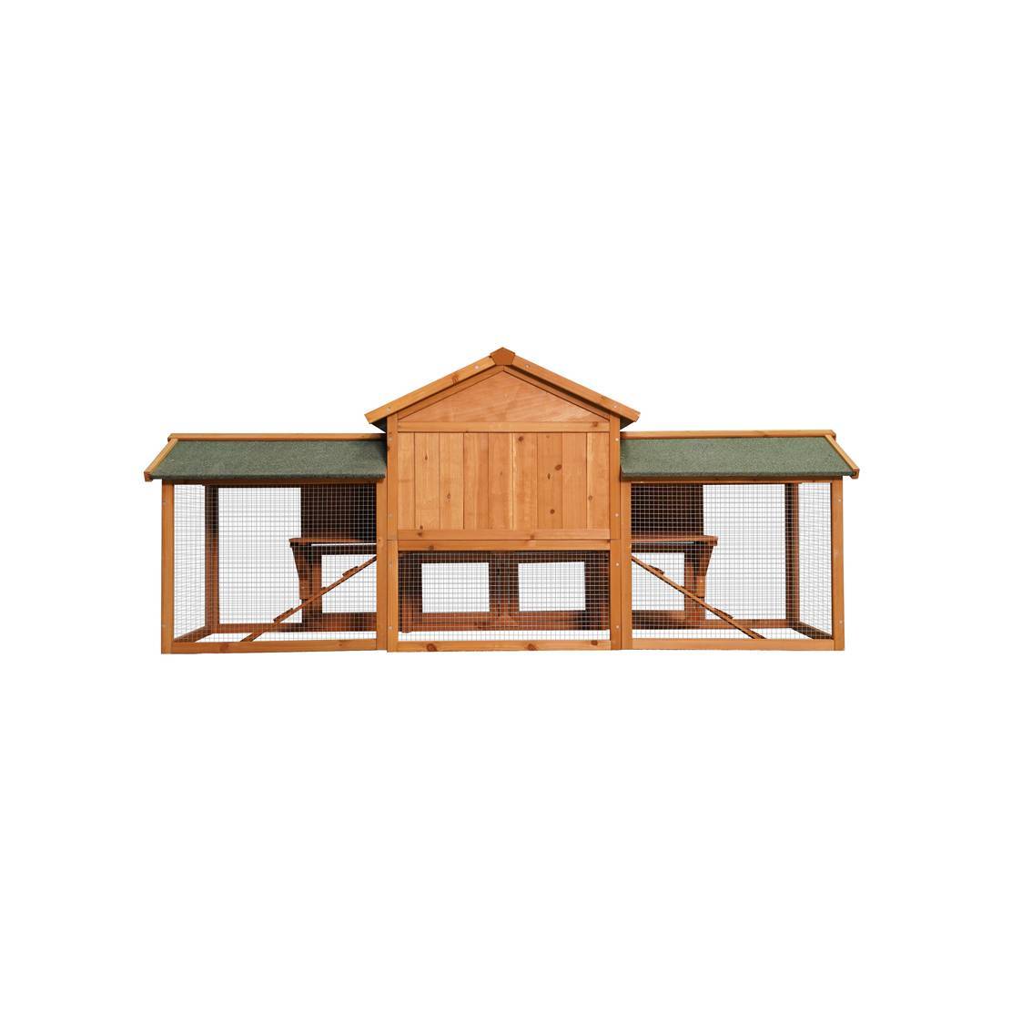 Extra Large Bunny Cage With 2 Runs House Small Animal Habitats For Guinea Pigs