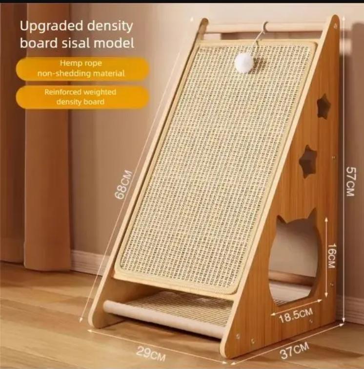 High-end Large Cat Living Room Decorative Scratching Board Tower