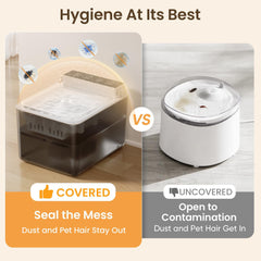 Wired Automatic Pet Fountain Dog Water Dispenser Automatic Sensing Function