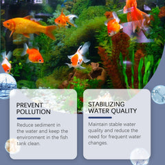 Yegbong Fish Tank Water Clarifier Aquarium Water Clarification Household Fish Tank Decontamination Cleaner