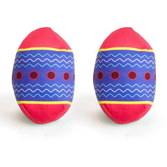 Easter Egg Toys For Pet GREEN And RED Interactive Dog Egg Toy Short-Term Play Design For Aggressive Chewers, Chew Toy With Sounds Modules Squeaky Dog Toy For Small And Medium Dogs, H