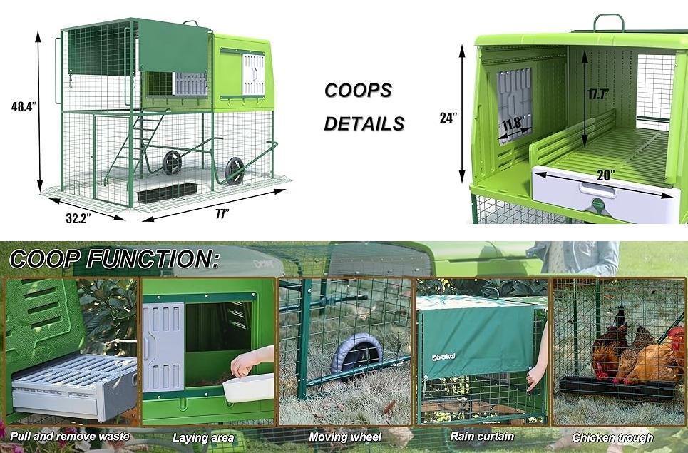 Airgu Style High Quality Garden Chicken Coop Chicken Pen