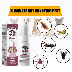Yegebang Pet Deworming, Flea And Tick Removal, Itching Spray For Cats And Dogs