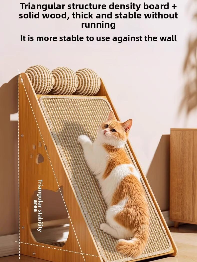 High-end Large Cat Living Room Decorative Scratching Board Tower