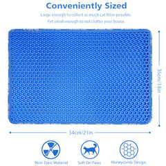 Double Layer Rice Shaped Cat Litter Pad
