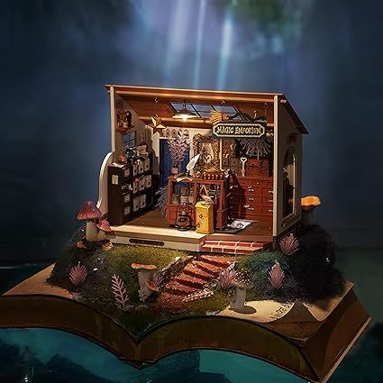ROBOTIME DIY Miniature Dollhouse Mystic Archives Series Diorama Craft Kit DG155-157