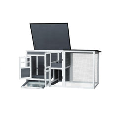 Outdoor Indoor Poultry Cage Small Animal House Outdoor Chicken Hutch Coop With Running Cage