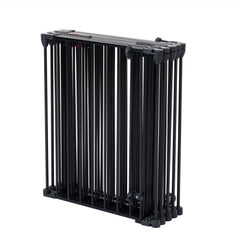 200 Adjustable Safety Gate 8 Panels Play Yard Metal Doorways Fireplace Fence Christmas Tree Fence Gate For House Stairs Gate Prohibited Area Fenc
