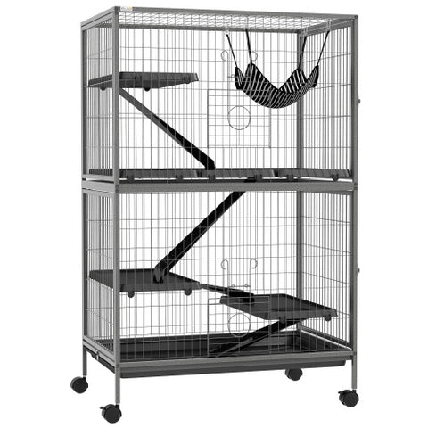 5 Tiers Of Small Animal Cages, Ferret Cages, Large Chinchilla Cages With Hammock Fittings And Heavy Duty Wires