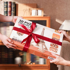Rolife Eiffel Tower Plus 3D Wooden Puzzle, Only Supports TK And Independent Sites
