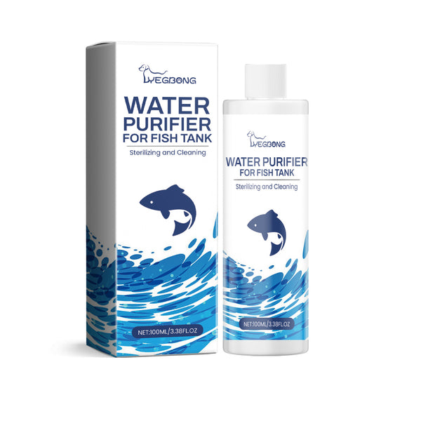 Yegbong Fish Tank Water Clarifier Aquarium Water Clarification Household Fish Tank Decontamination Cleaner