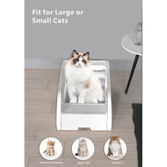 The Smart Litter Box Has A Wide Opening