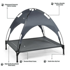 35.5inch X 32 Inch Dog Bed With UV Resistant Canopy, Shipped Via Amazon Shipping, Prohibited For Sale By WALMART