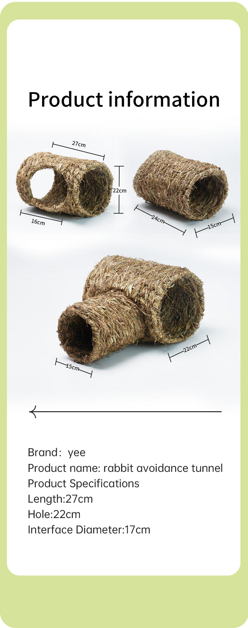 Small Pet Tunnel