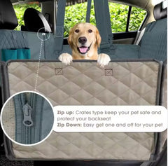 Pet Car Seat Cover Waterproof Durable Pet Hammock Car Rear Seat Cover