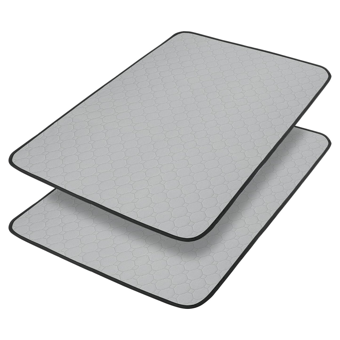 Washable Dog Urine Pad, Waterproof Toilet Training Mat For Dogs, 89.5 X 59.2 Cm - 34.5 In X 23 In, Washable Urine Pad Non-Slip Diaper Pad, For Puppies And Cats, 2 Packs