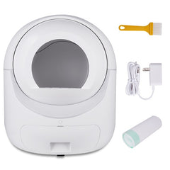 Smart Automatic Litter Box App Controls 4G WiFi, Double Deodorization