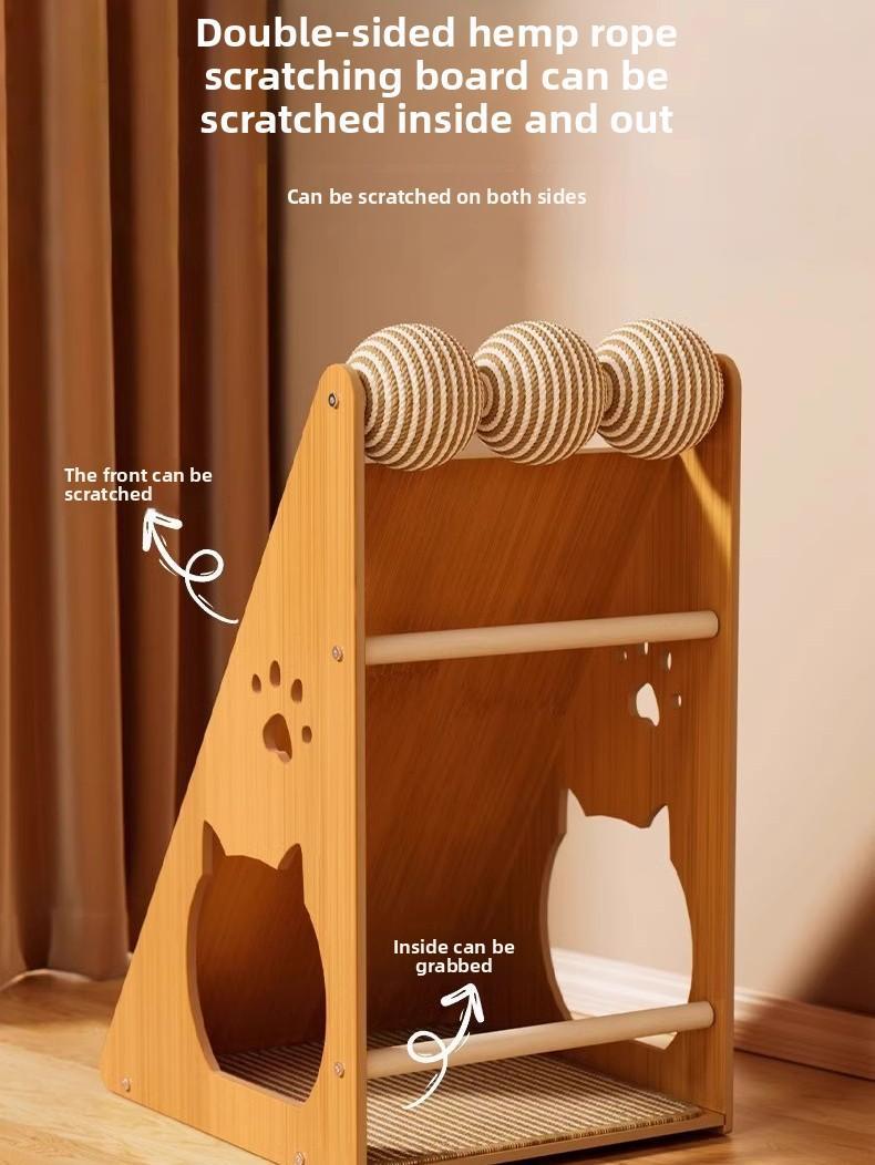 High-end Large Cat Living Room Decorative Scratching Board Tower