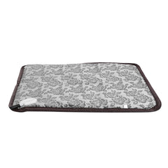 1Pc Pet Heating Pad Dog Cat Electric Heating Mat Waterproof Adjustable Warming Blanket With Chew Resistant Steel Cord Case