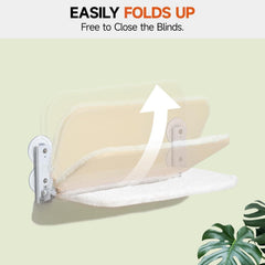 MEWOOFUN Cat Window Perch Hammock With Steel Frame And Strong Suction Cups Washable Cat Bed Seat For Indoor Cats White Medium