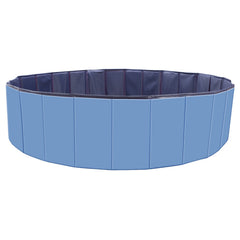 1Pc 160 X 160 X 30cm-63.0 X 63.0 X 11.8inch Foldable Pet Swimming Pool PVC  Dog Swim Pool Bathing Tub Playmat Pools
