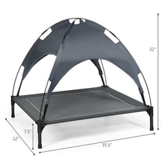 35.5inch X 32 Inch Dog Bed With UV Resistant Canopy, Shipped Via Amazon Shipping, Prohibited For Sale By WALMART