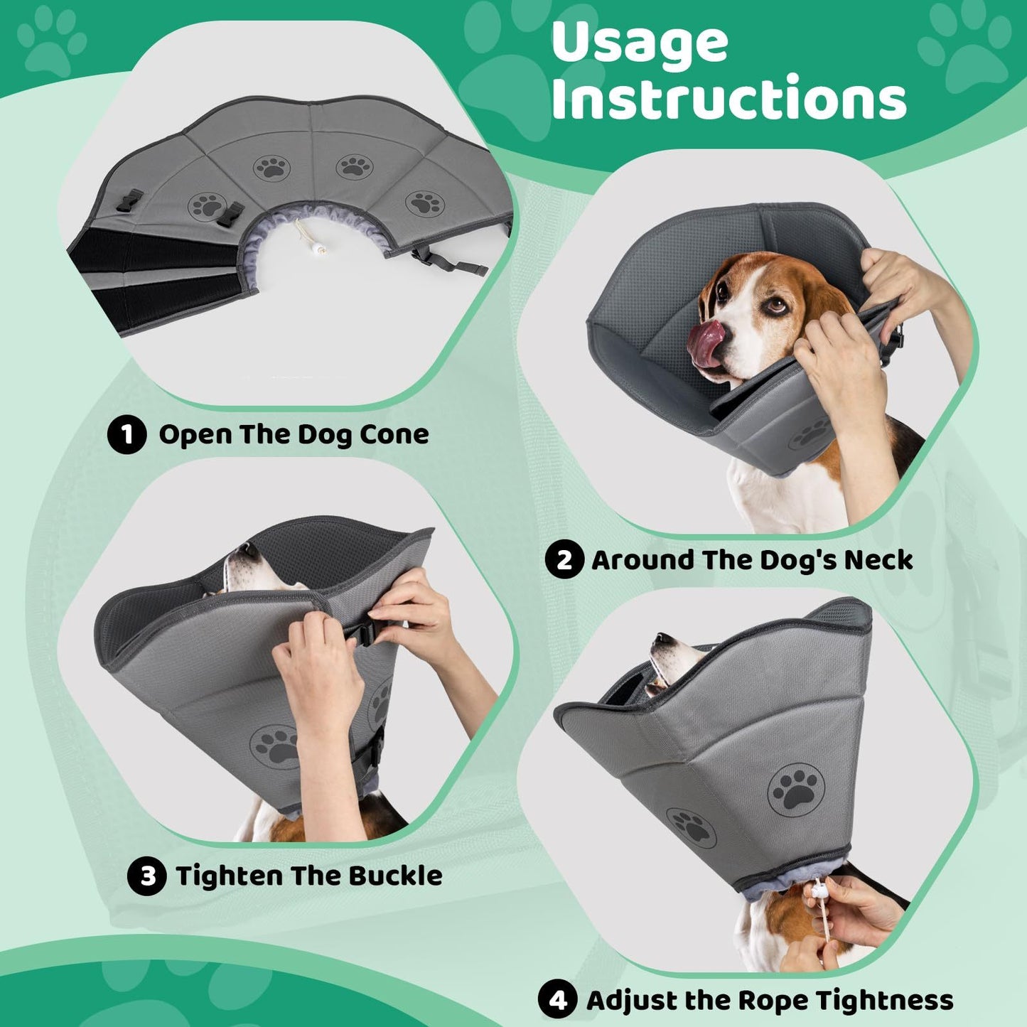Pet Elizabethan Collar Single Layer M