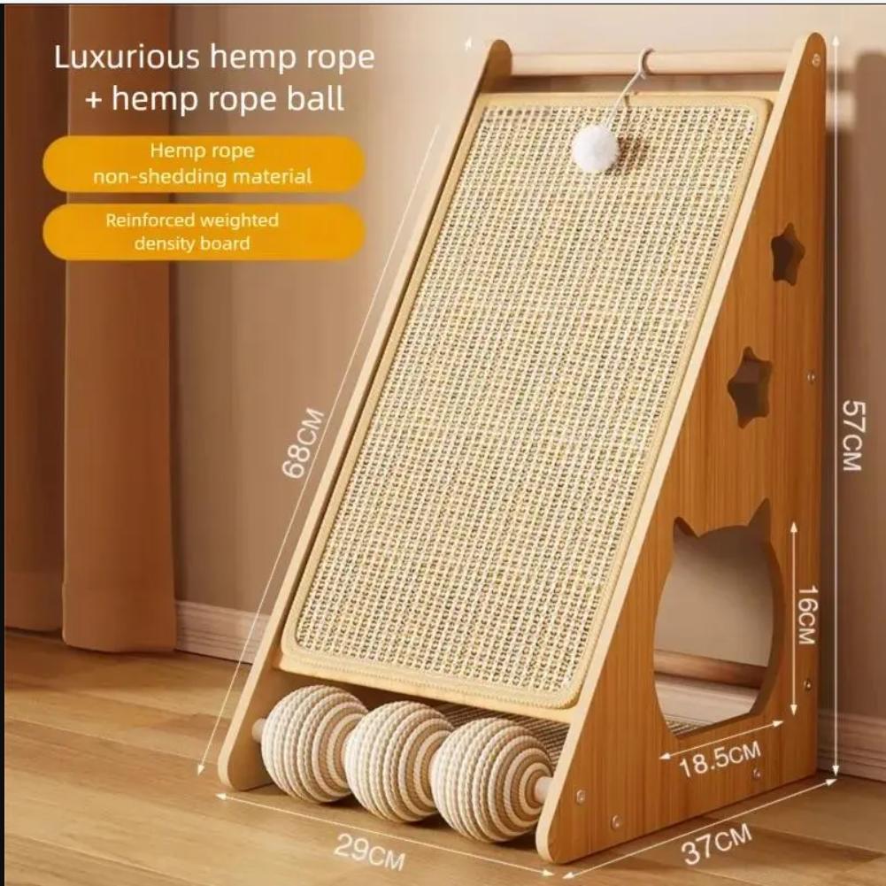 High-end Large Cat Living Room Decorative Scratching Board Tower