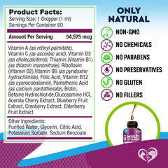 Cat And Dog Multivitamin Liquid With Glucosamine & Cranberry 15 In 1 Health Supplements For Urinary Tract Kidney Bladder Hip And Joint Skin And Coat 60 Ml