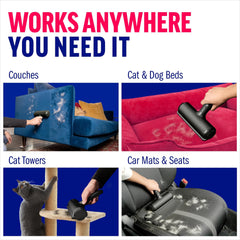 Pet Hair Remover With Reusable Sticky Applicator - Black Cat And Dog Hair Remover For Furniture, Sofas, Carpets,Please Note That This Product Is Shipped By Yourself For The Average Shipping Cost