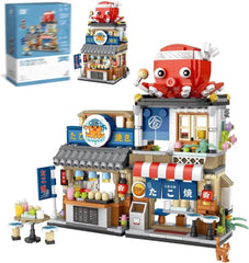 4 PACK Brick Building Set For Kids, 2969 PCS Building Blocks Kit Japanese Street Building Toy Set Gift For 6-15 Years Old Kid And Adult