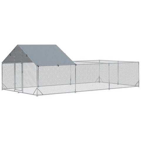 Large Metal Chicken Track For Chicken Coop With Waterproof And UV Cover