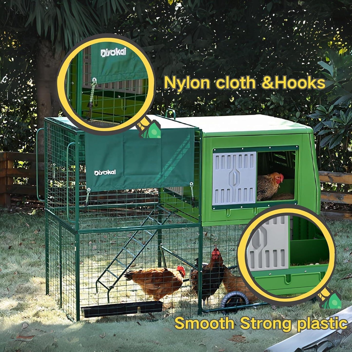 Airgu Style High Quality Garden Chicken Coop Chicken Pen