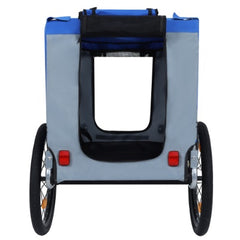 Large Folding Bike Trailer For Dogs  120LB Capacity All-Terrain Pet Carrier, Durable Steel Frame For Cycling, Jogging, Camping  Outdoor Adventures
