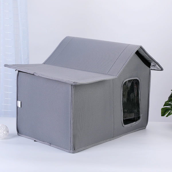 1pc Rainproof And Windproof Portable Outdoor Cat Hutch
