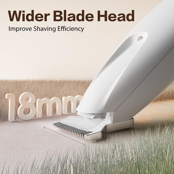2025 New Pet Claw Trimmer 1-Pack Rechargeable Silent Pet Hair Trimmer Professional Pet Grooming Kit Cordless Waterproof LED Precision Trimming Home Pet Hair Trimmer