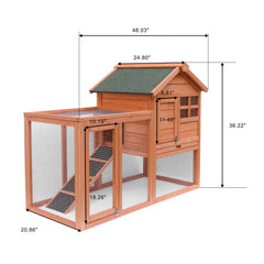 Easily-assembled Wooden Rabbit House Chicken Coop Kennels