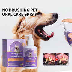 Yegebang Cat And Dog Teeth Cleaning Spray Pet Oral Cleaning Deodorizing Fresh Breath
