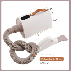 1 Pc Dog Cat Hair Blower With Negative Ion Function And Adjustable Temperature