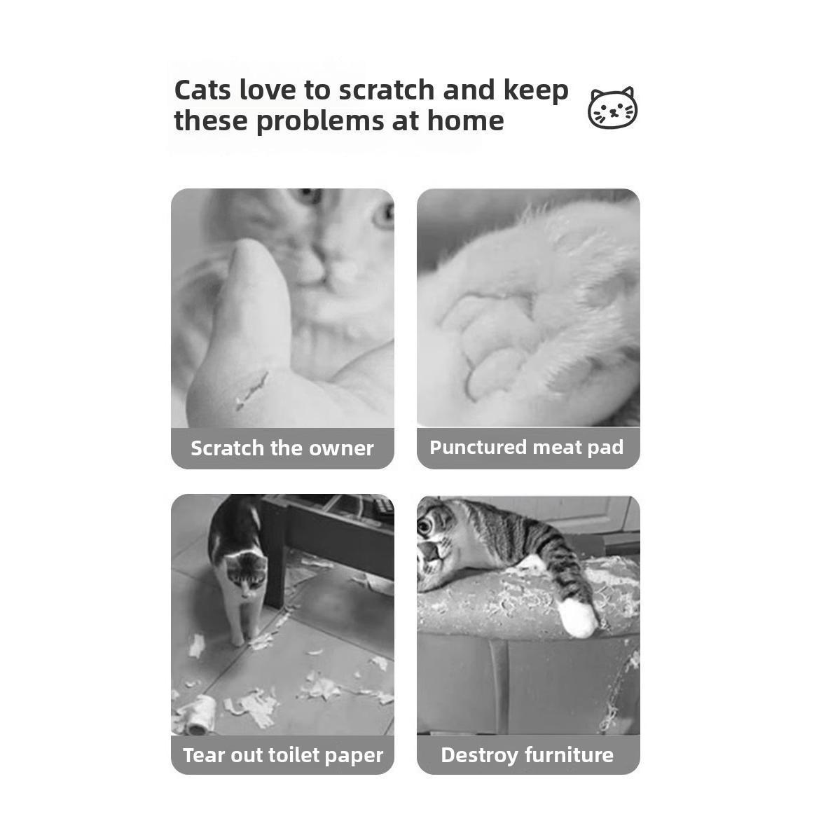 High-end Large Cat Living Room Decorative Scratching Board Tower