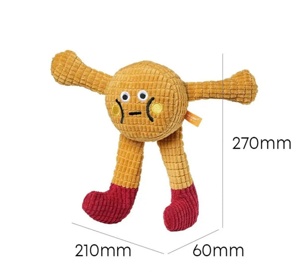 Adorable Squeaky Catnip Toys For Your Cat Or Dog, Perfect For Solo Play, Tough Enough To Chew, Great For Teeth Grinding And Keeping Teeth Clean.