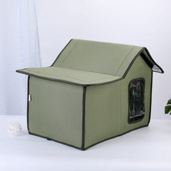 1pc Rainproof And Windproof Portable Outdoor Cat Hutch