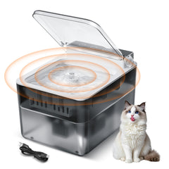 Wired Automatic Pet Fountain Dog Water Dispenser Automatic Sensing Function