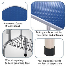 Large Pet Dog And Cat Grooming Table With Adjustable Arms And Clips Large Heavy Duty Animal Grooming Table 42 Inches