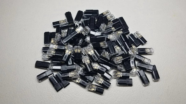 Quick 2 Pin LED Wire Splice Connectors Solderless No Strip for 18-22AWG Cables