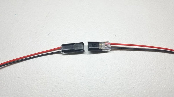 Quick 2 Pin LED Wire Splice Connectors Solderless No Strip for 18-22AWG Cables